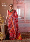 Patola Luxury By Kreshva P.V.Silk With Weaving Border Saree Online Wholesale